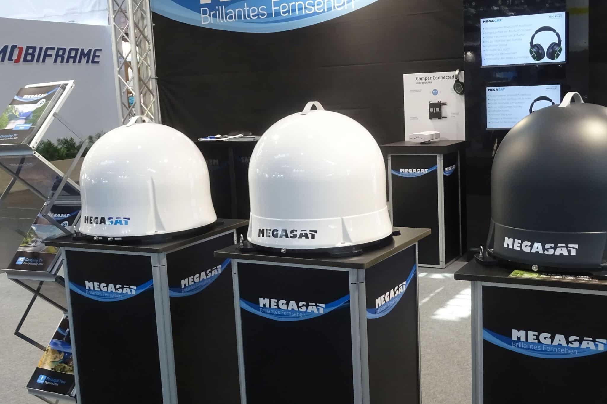 Megasat Produktneuheiten (2025) – Mobile Satelliten-Antenne, WiFi-Booster und Bluetooth-Kopfhörer