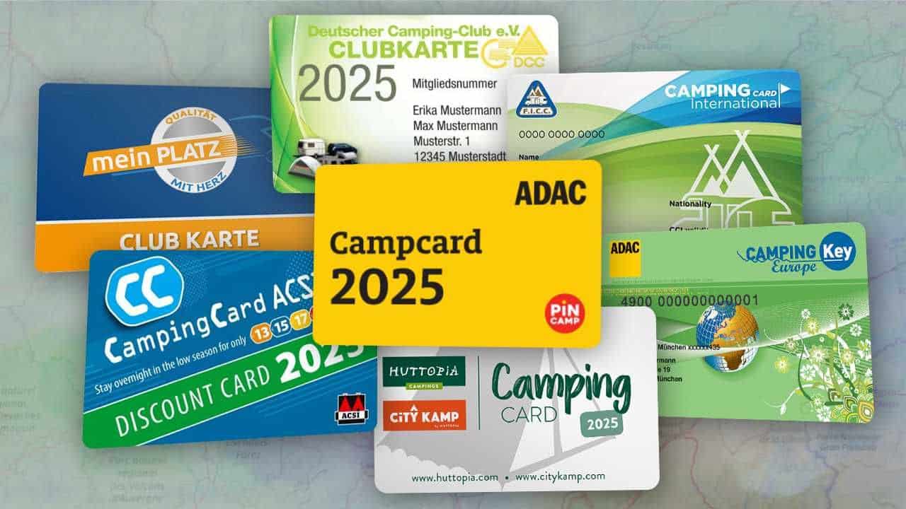 Campingkarten 2025 im Vergleich: So sparst du wie ein Profi