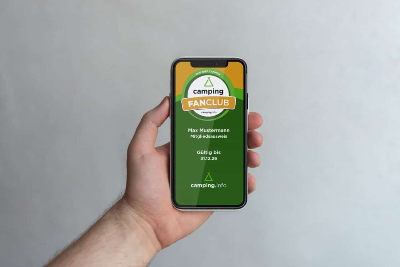 campinginfo fanclub mitgliedschaft app