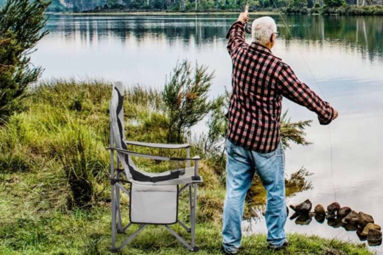 mondeer klappbarer campingstuhl 2er set bei kaufland