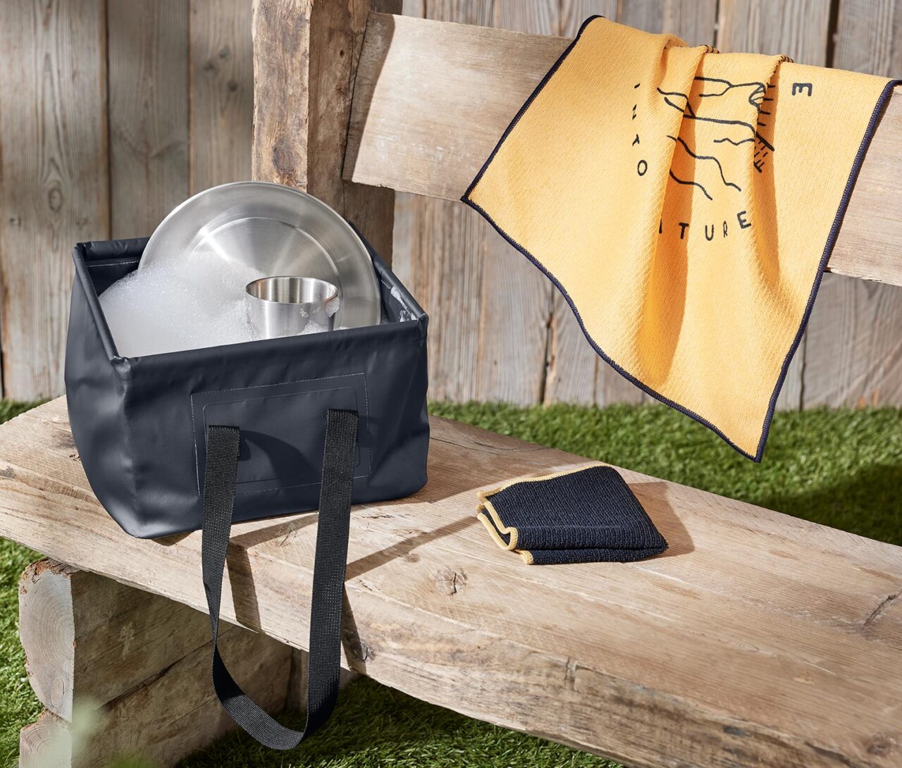 Clevere Küchenhelfer fürs Camping: Nützliche Gadgets zu unschlagbaren Preisen 7 Tchibo faltbare Spülschüssel