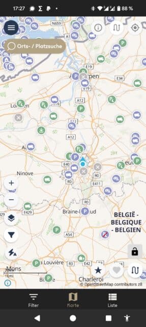 camping app campingplaetze karte