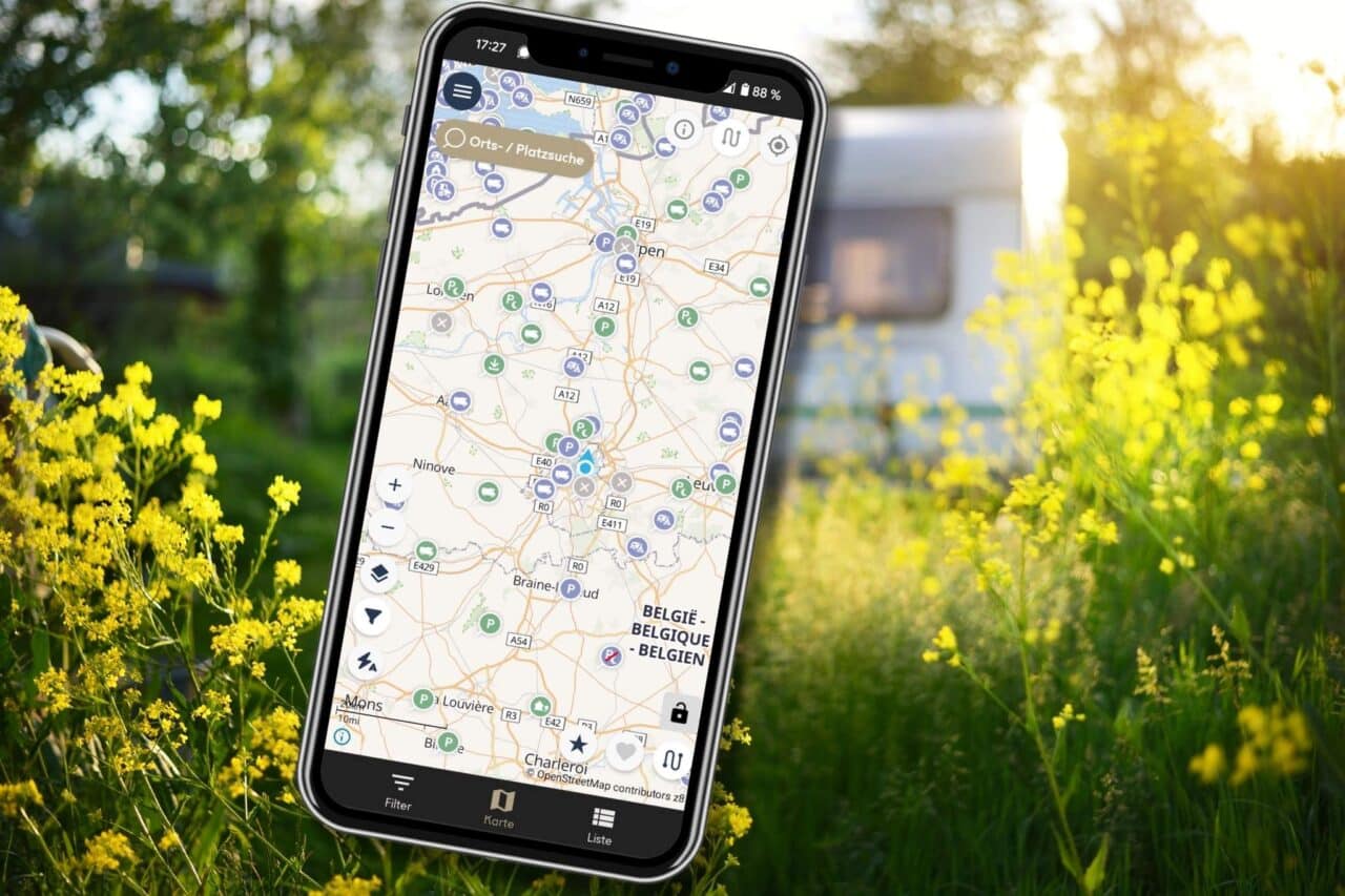 Camping App - die App für Campingplätze und Wohnmobil-Stellplätze