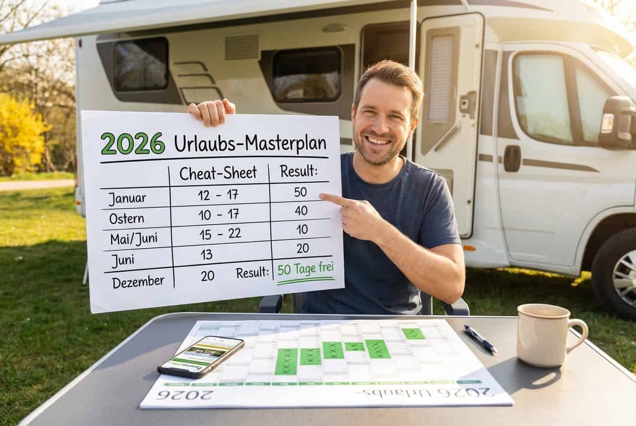 Kaum Brückentage 2026? Mit dieser Liste holst du trotzdem 50 freie Tage raus