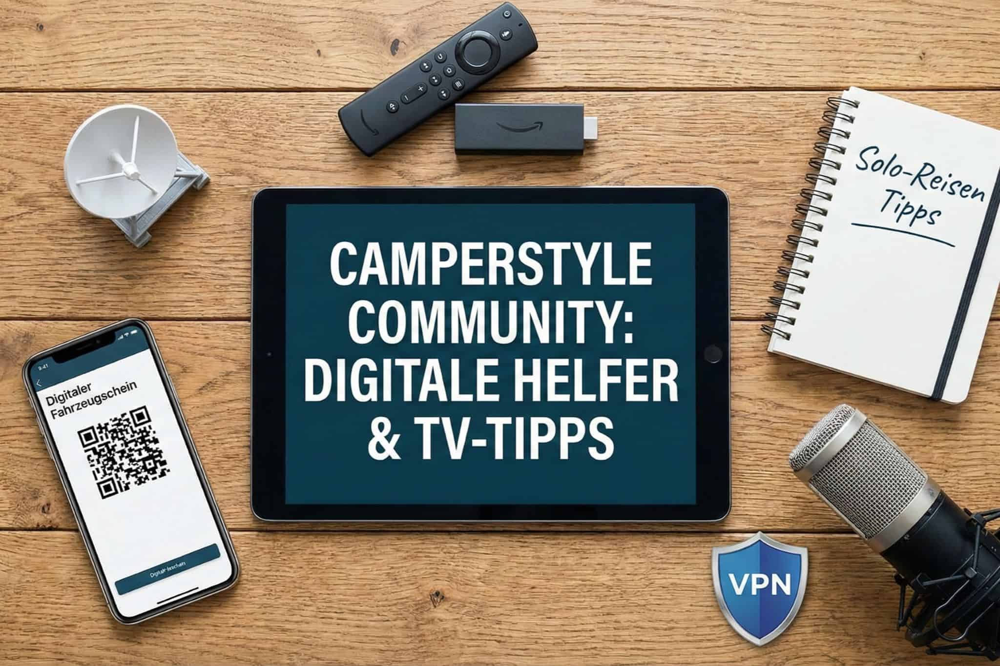Hörer-Feedback: Digitaler Fahrzeugschein, Satelliten-TV und Streaming im Camper