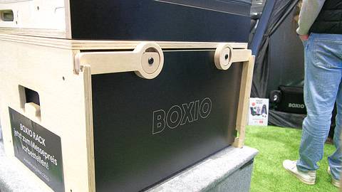 BOXIO Rack auf der REISEN & CARAVANING Hamburg 2026
