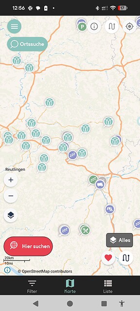 wellnesscamp screenshot karte