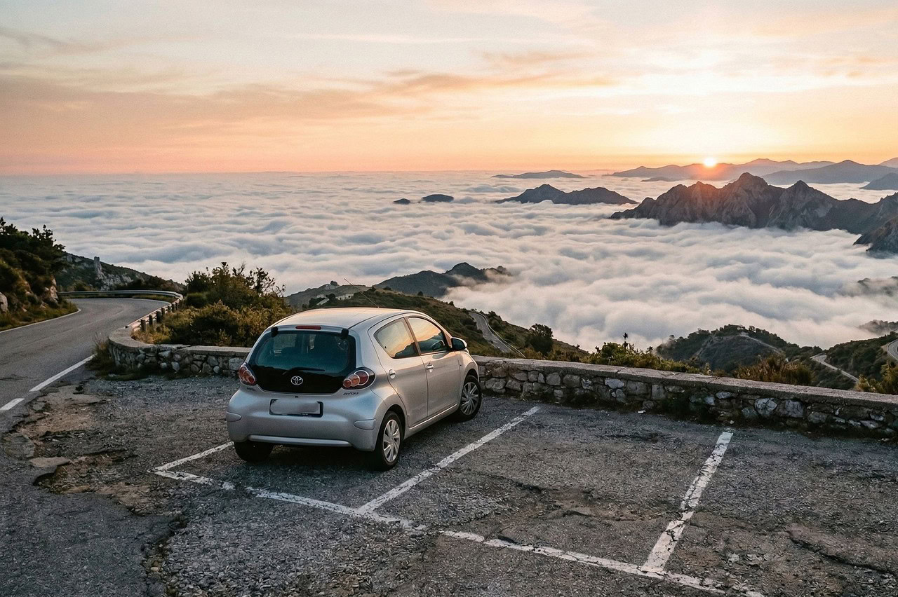 toyota aygo camping